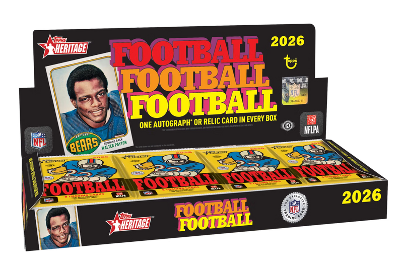 2026 Topps Heritage Football Hobby – Full Case Pick Your Team Break #1
