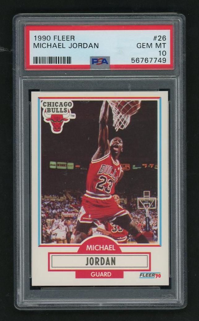 1990 Fleer Michael Jordan #26 PSA 10