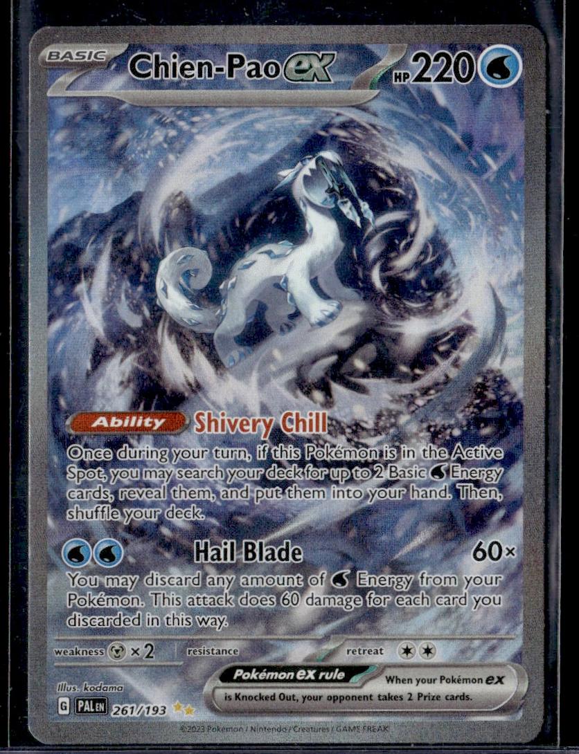 2023 Pokémon Paldea Evolved Chien-Pao #261/193 Holo EX