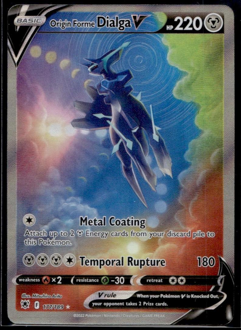 Origin Forme Dialga V 177/189 Alternative Full Art Astral Radiance   