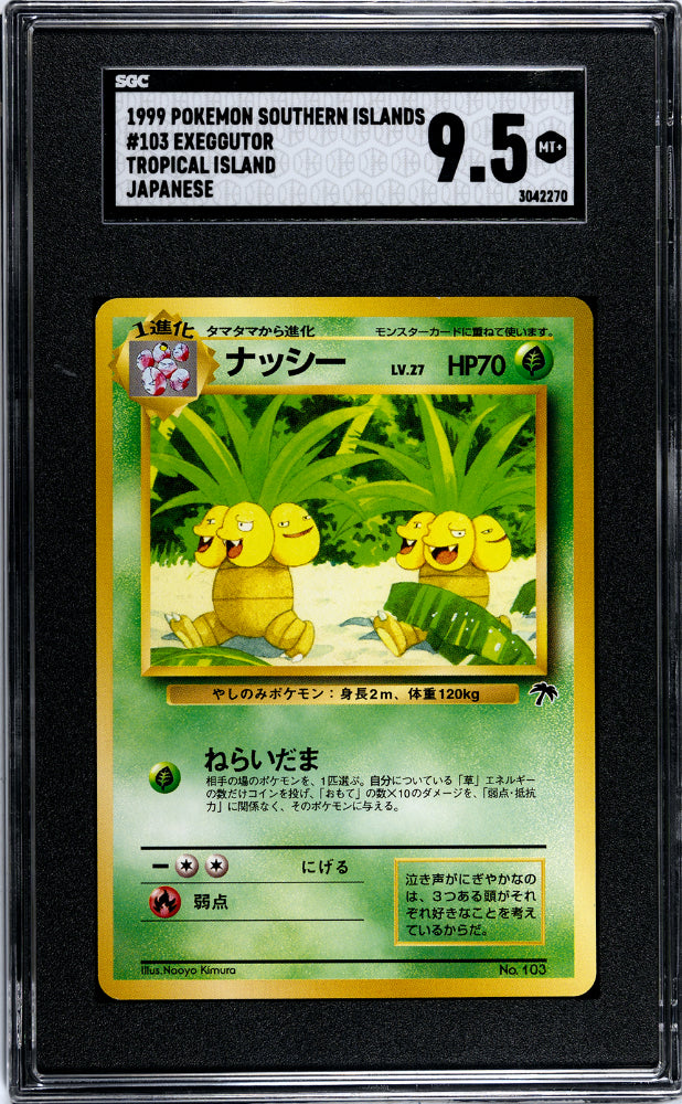 1999 Pokémon Southern Islands Japanese Exeggutor #103 SGC 9.5