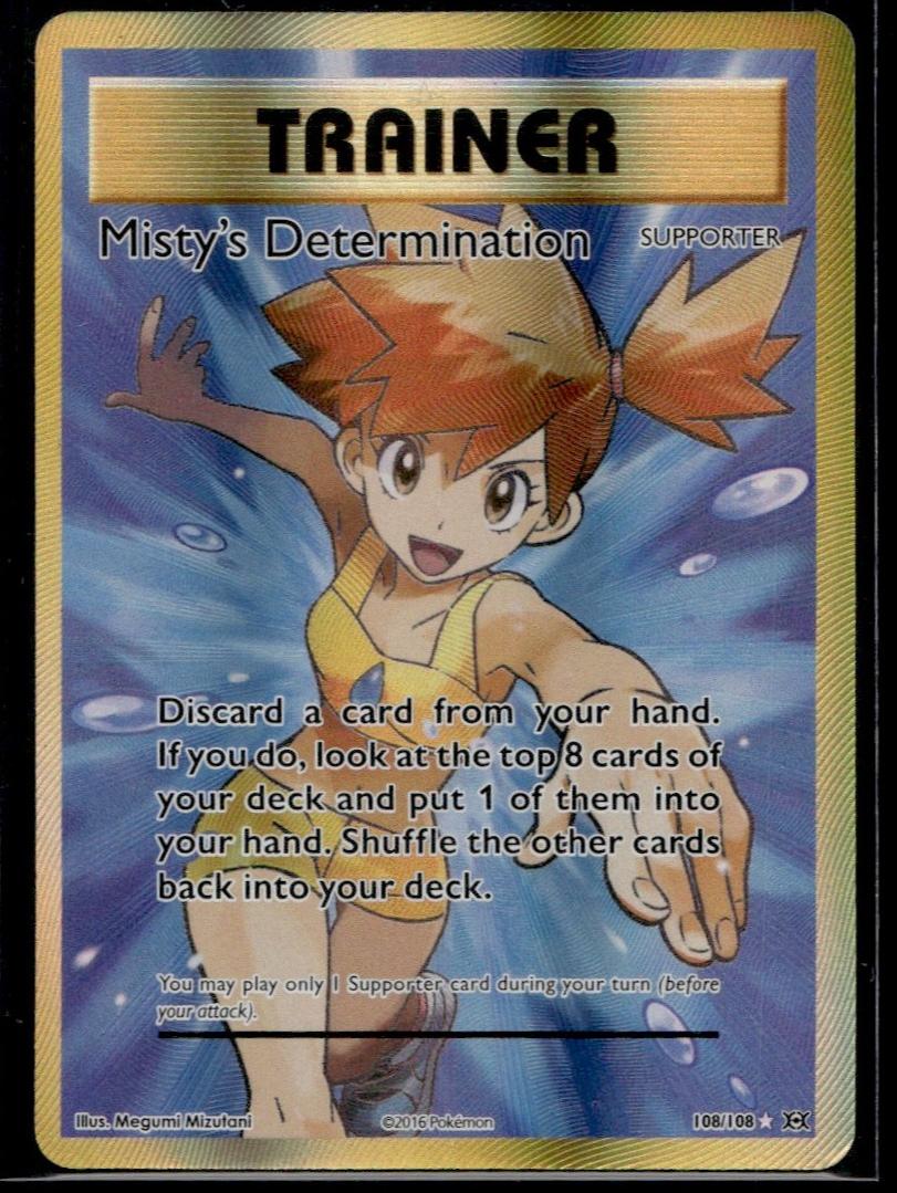 Misty's Determination 108/108 XY Evolutions Holo