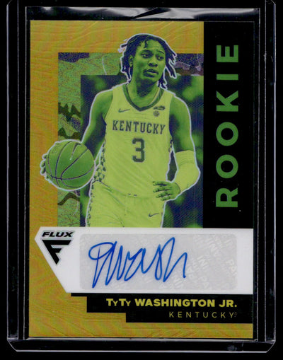2022 Flux TyTy Washington Jr. Prizm Auto #FA-TYT /10