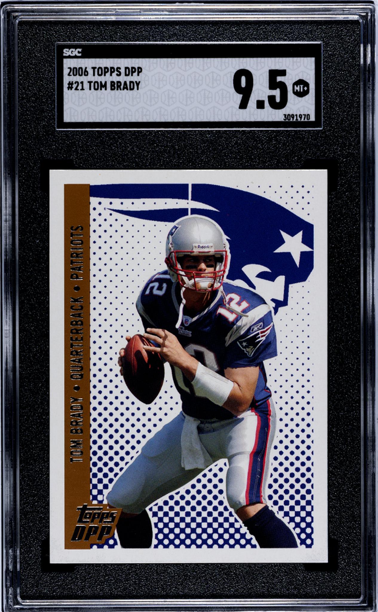 2006 Topps Draft Picks & Prospects #21 Tom Brady SGC 9.5