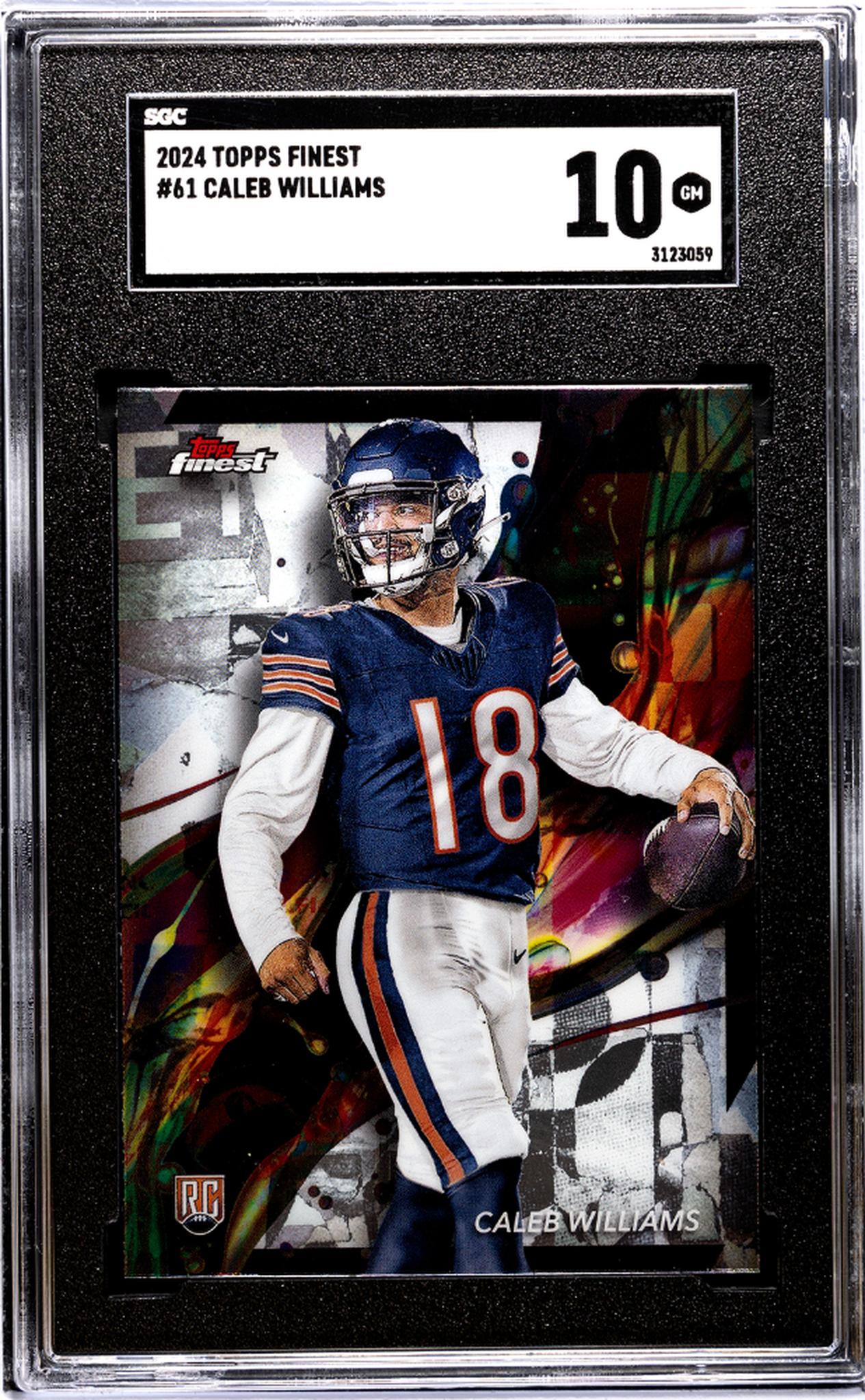 2024 Topps Finest #61 Caleb Williams SGC 10