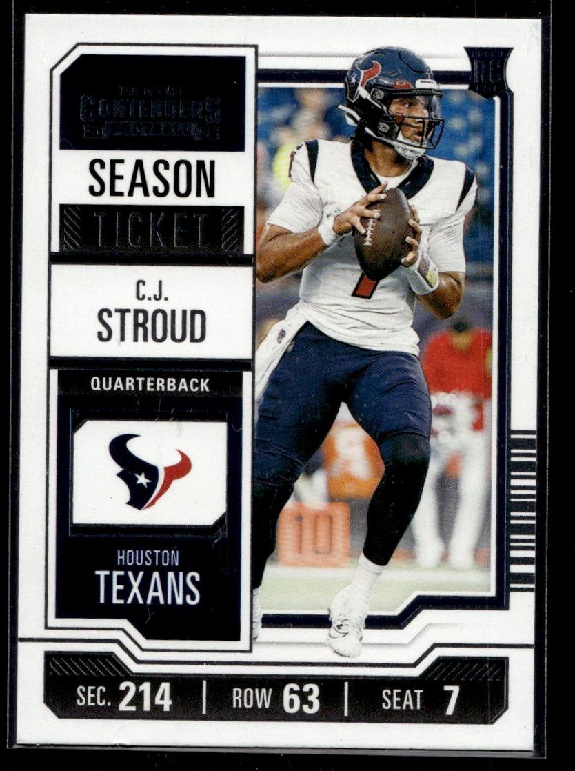 2023 Panini Contenders Season Ticket C.J. Stroud Rookie