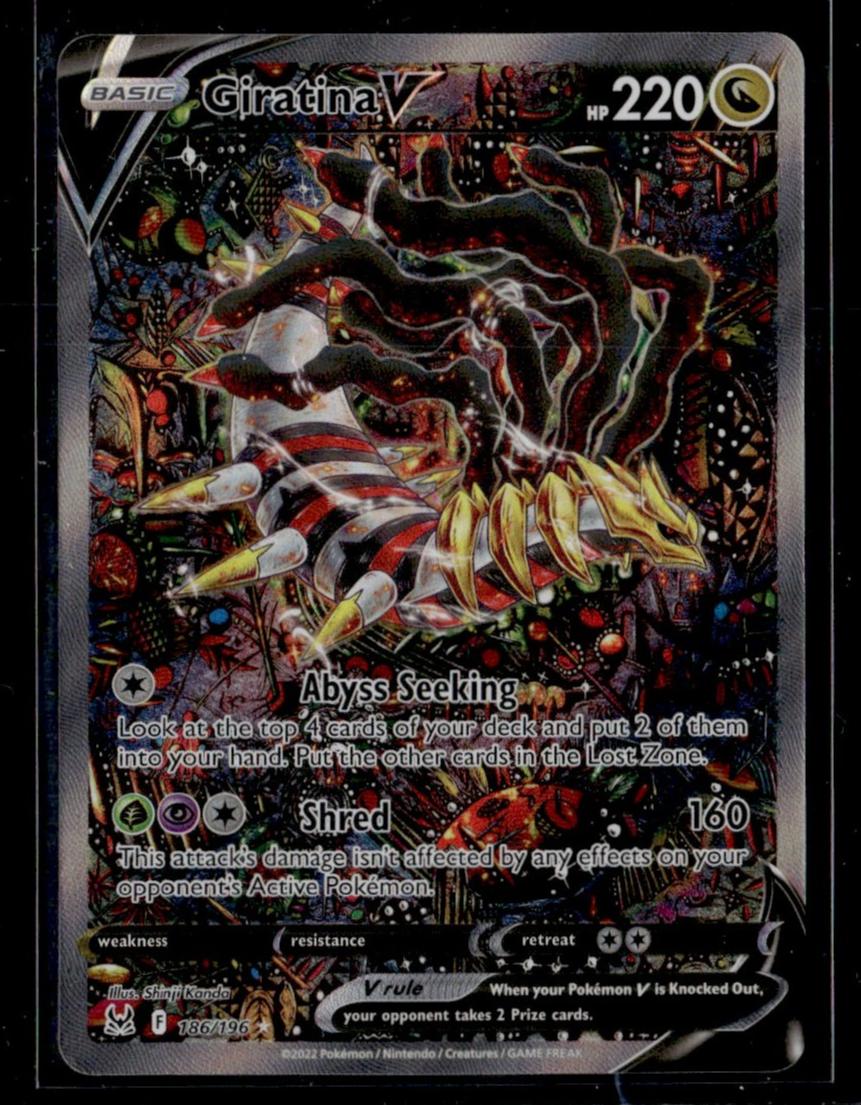 2022 Pokémon Lost Origin Giratina #186 Holo