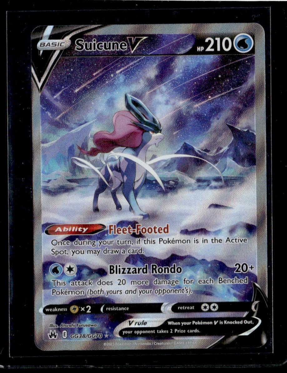 2022 Pokémon Silver Tempest Suicune V #033 Holo