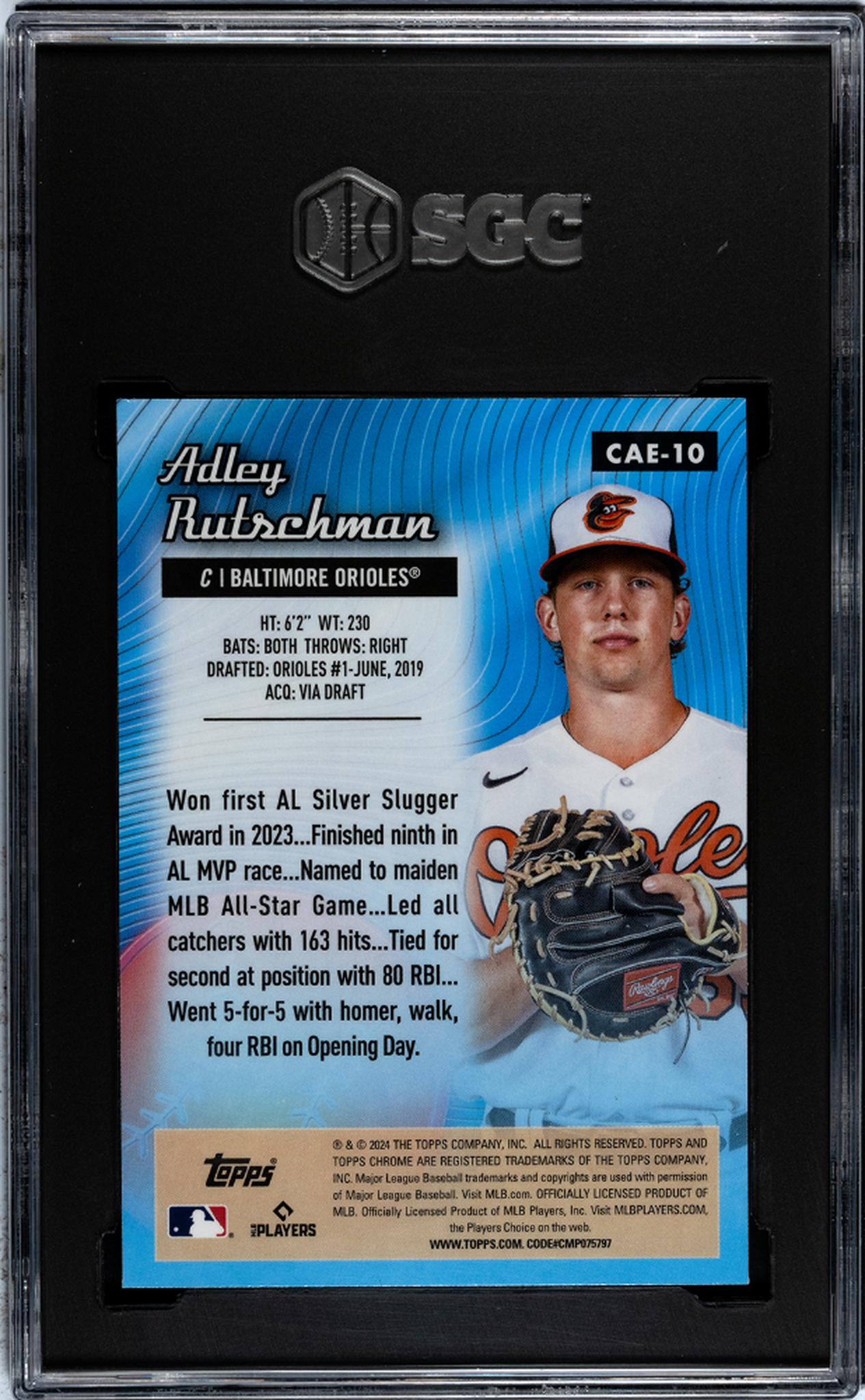 2024 Topps Chrome #CAE-10 Adley Rutschman All Etch SGC 9.5