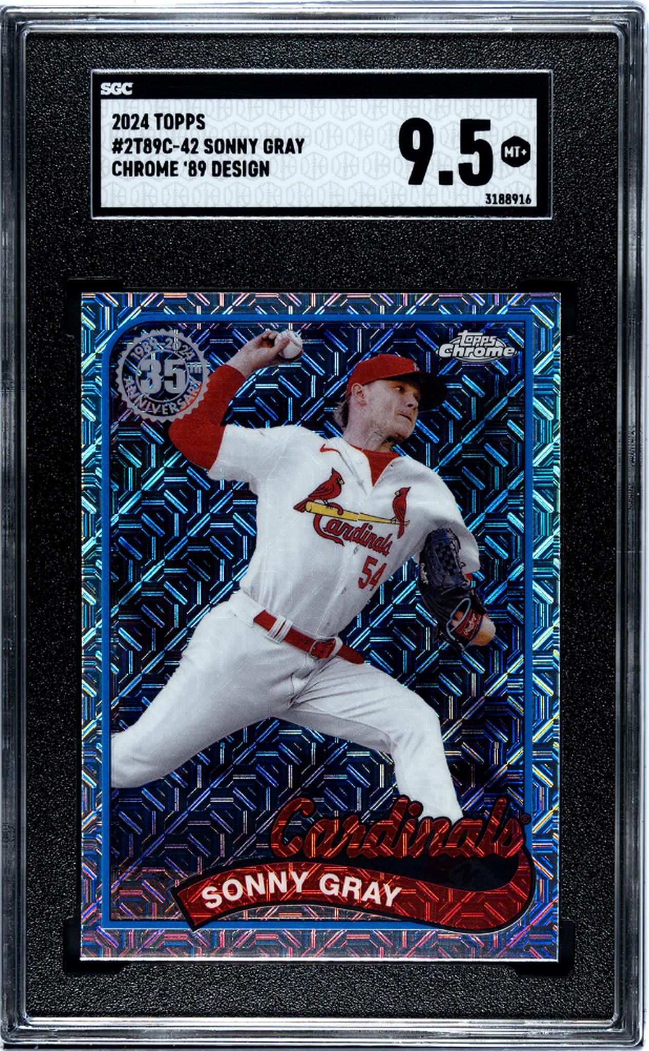 2024 Topps Chrome #2T89C-42 Sonny Gray '89 Design SGC 9.5