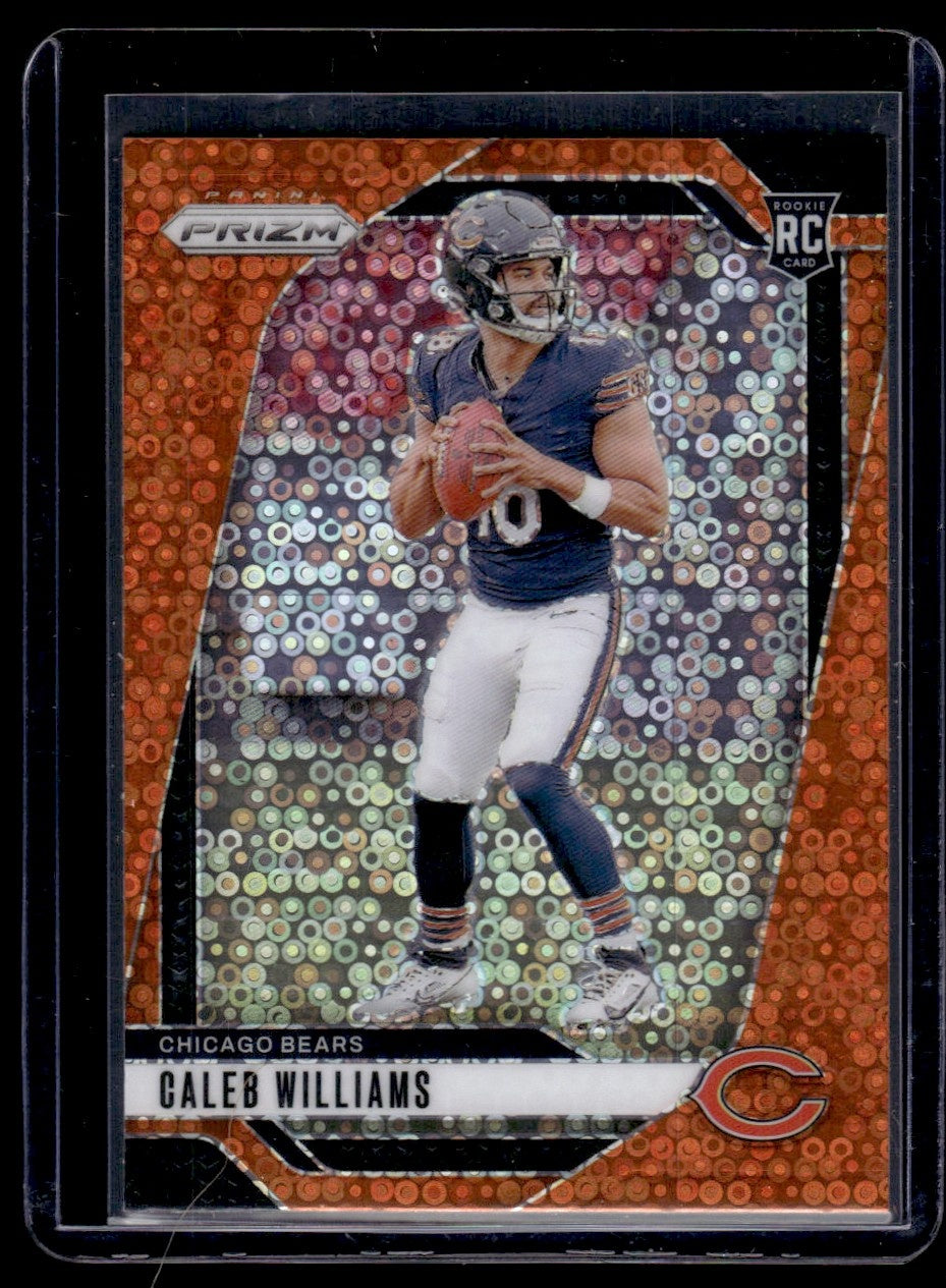 2024 Panini Prizm Orange Disco Caleb Williams #301 RC