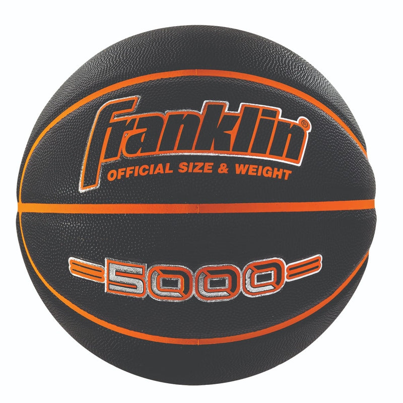 Franklin Sports 5000 Black Basketball - Official Men's Size 29.5"