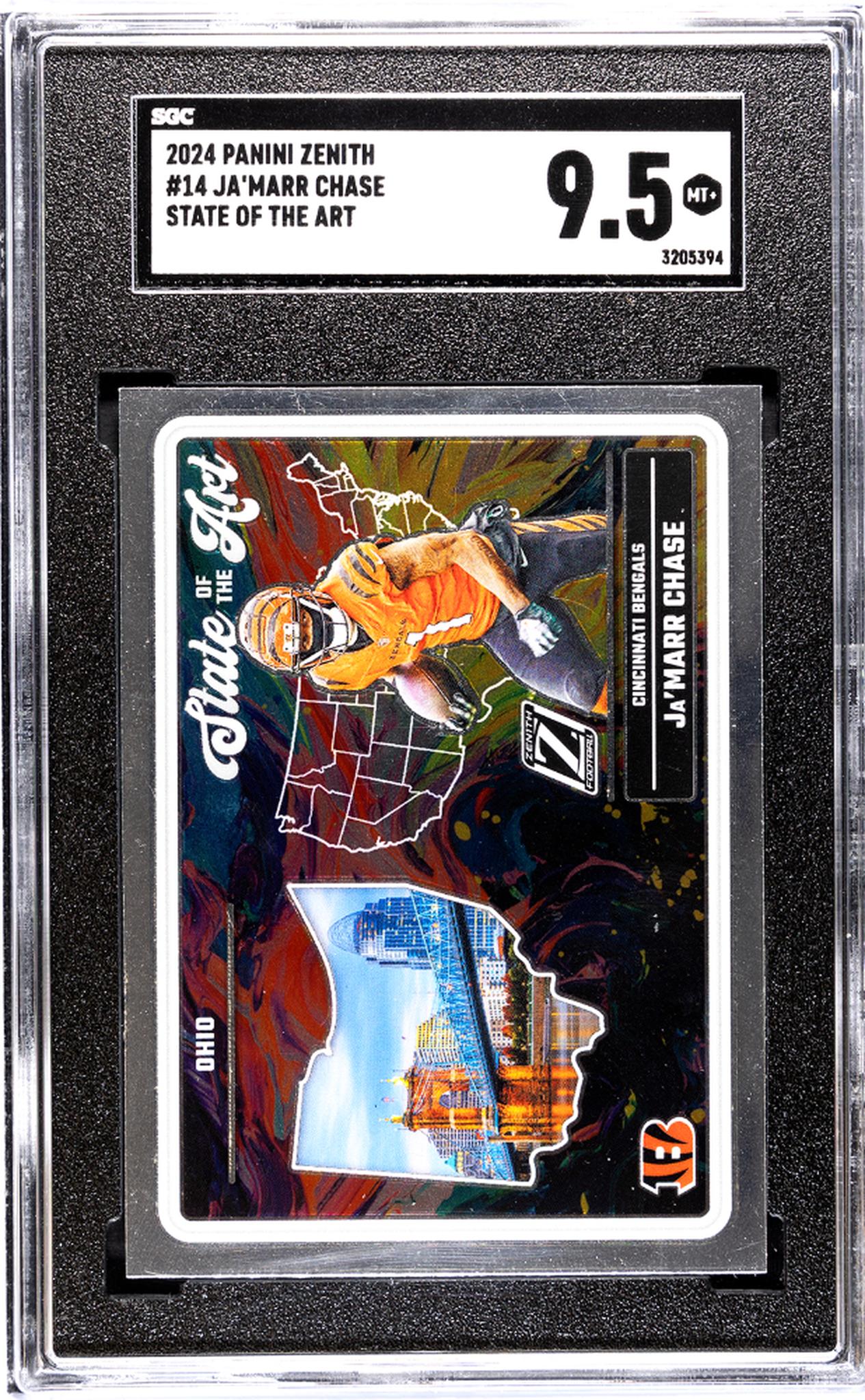 2024 Panini Zenith #14 Ja'Marr Chase State Of The Art SGC 9.5
