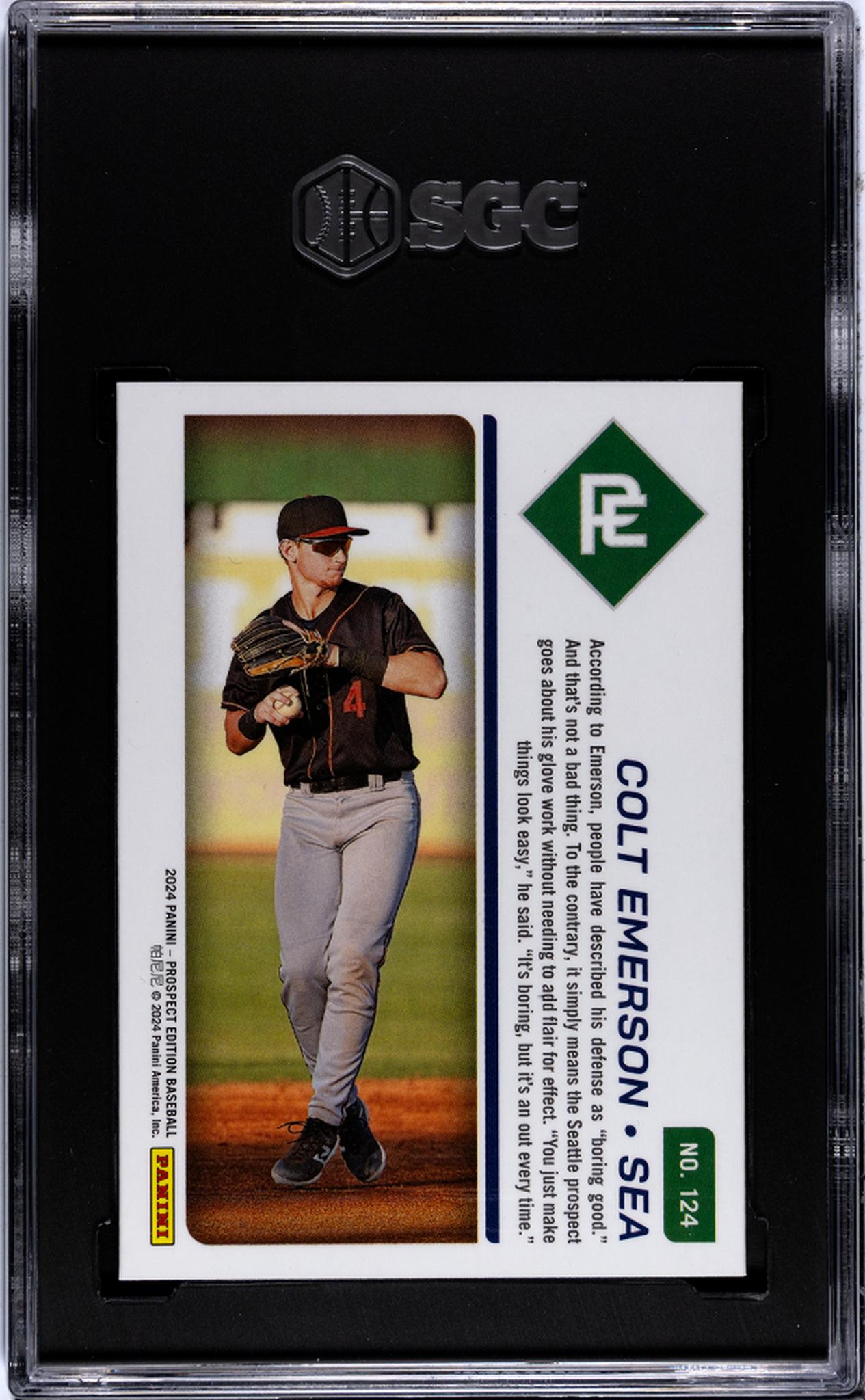 2024 Prospect Edition #124 Colt Emerson SGC 10