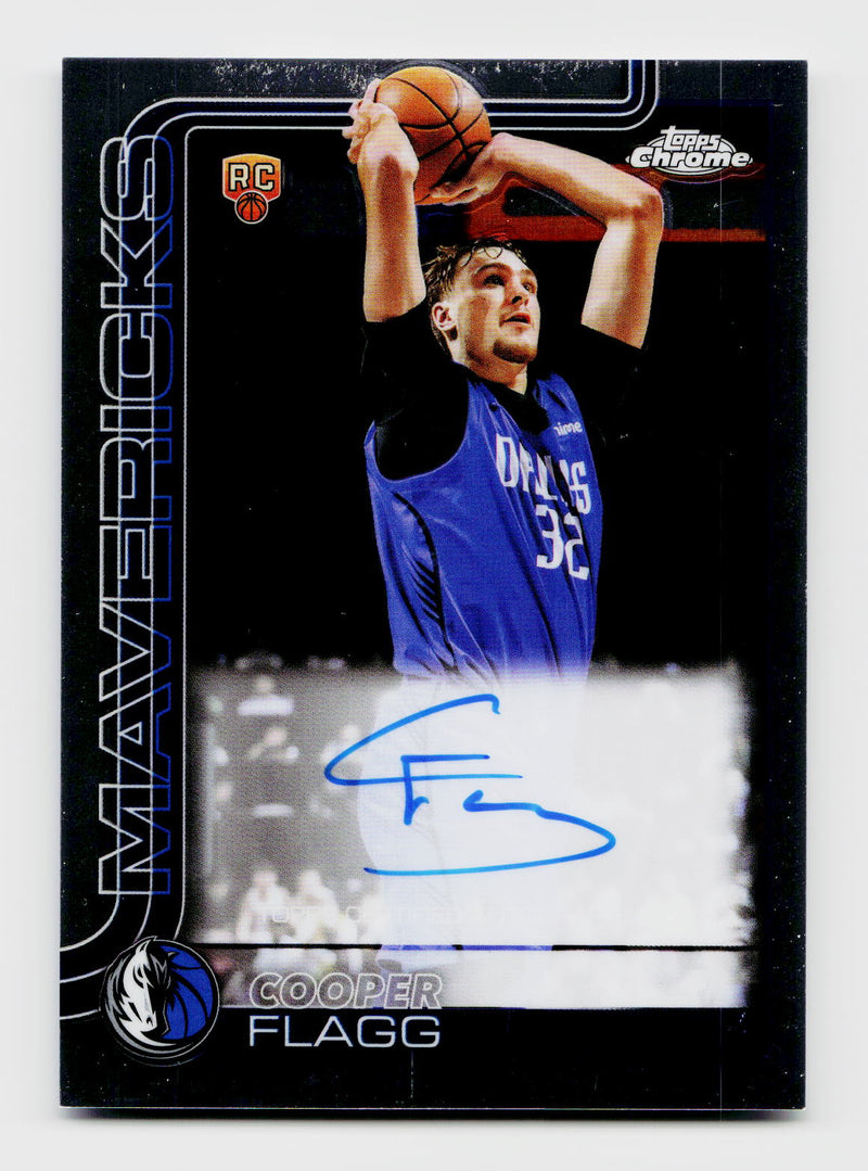 2025 Topps Chrome #TCAR-CF Cooper Flagg Rookie RC Auto