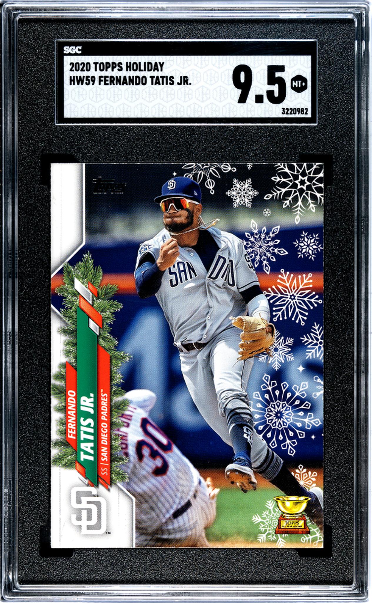 2020 Topps Holiday #HW59 Fernando Tatis Jr. SGC 9.5