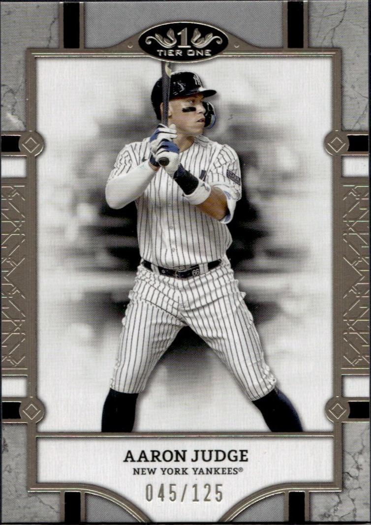 2024 Topps Tier One #53 Aaron Judge /125 New York Yankees