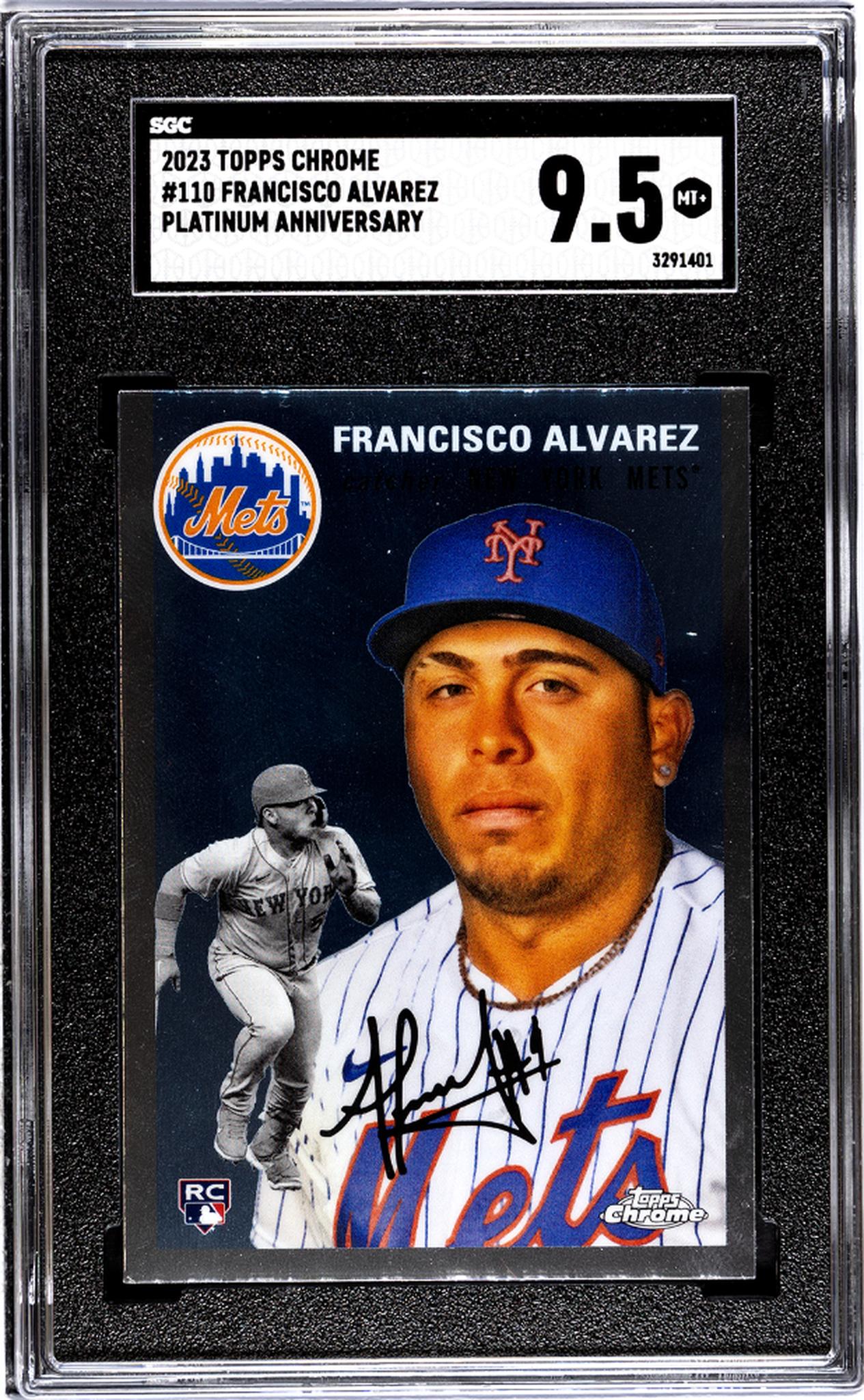 2023 Topps Chrome Platinum Anniversary #110 Francisco Alvarez SGC 9.5