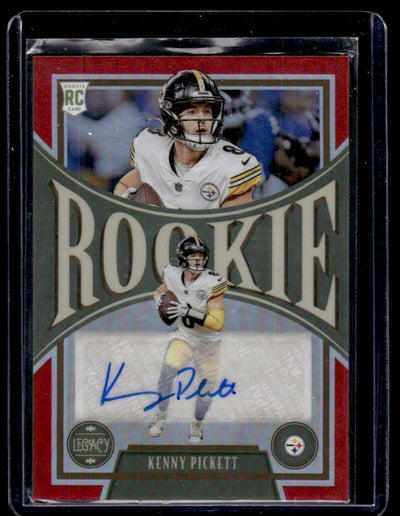 2022 Panini Chronicles Legacy Kenny Pickett #201 Rookie Auto /50