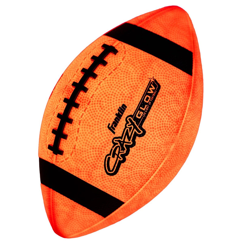 Franklin Sports Crazy Glow LED Light-Up Youth Football - Junior Size