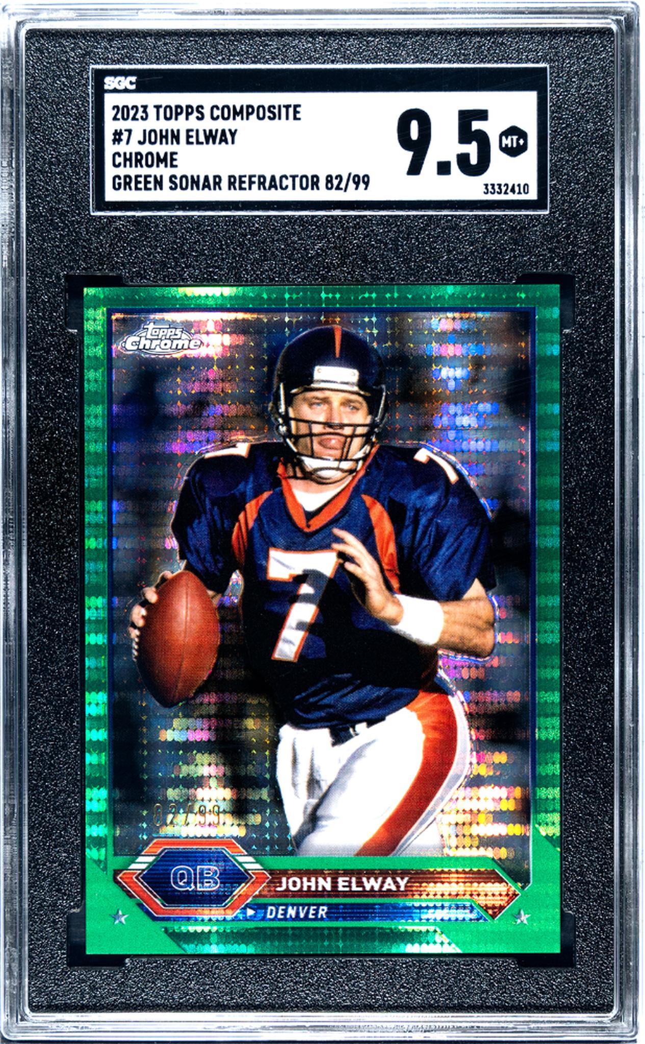 2023 Topps Chrome #7 John Elway /99 SGC 9.5