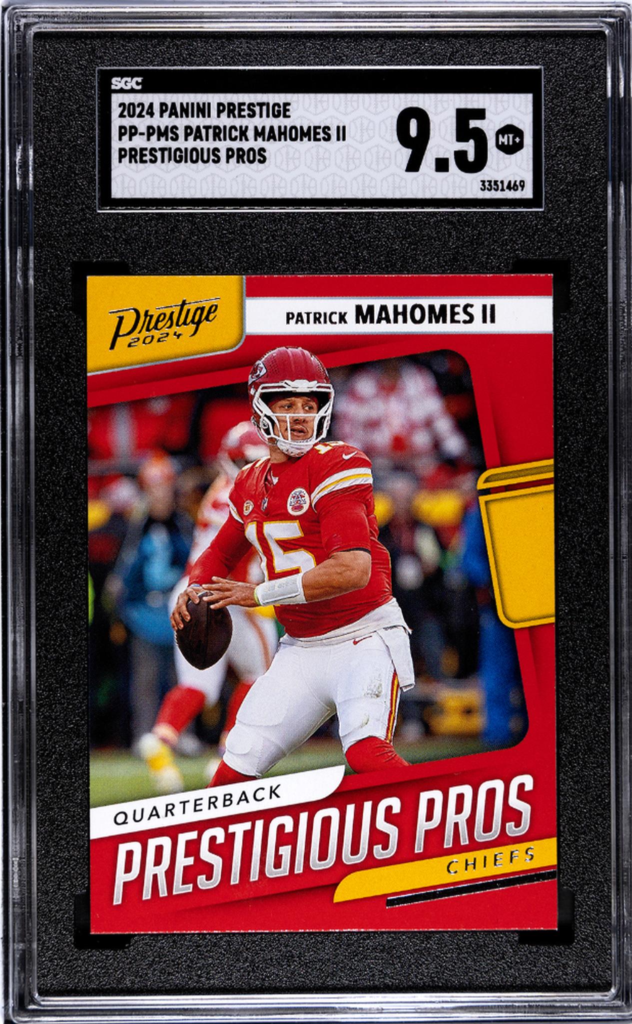 2024 Panini Prestige Prestigious Pros Patrick Mahomes II #PP-PMS SGC 9.5