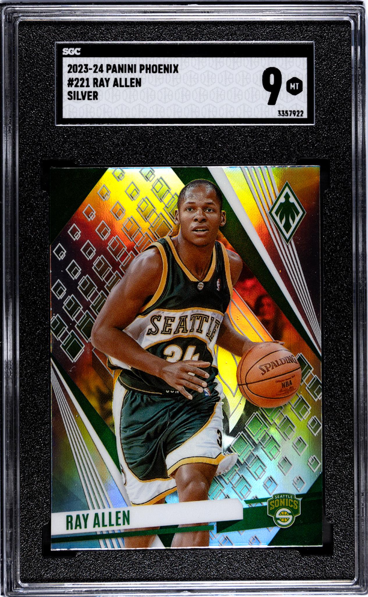 2023-24 Panini Phoenix #221 Ray Allen Silver SGC 9