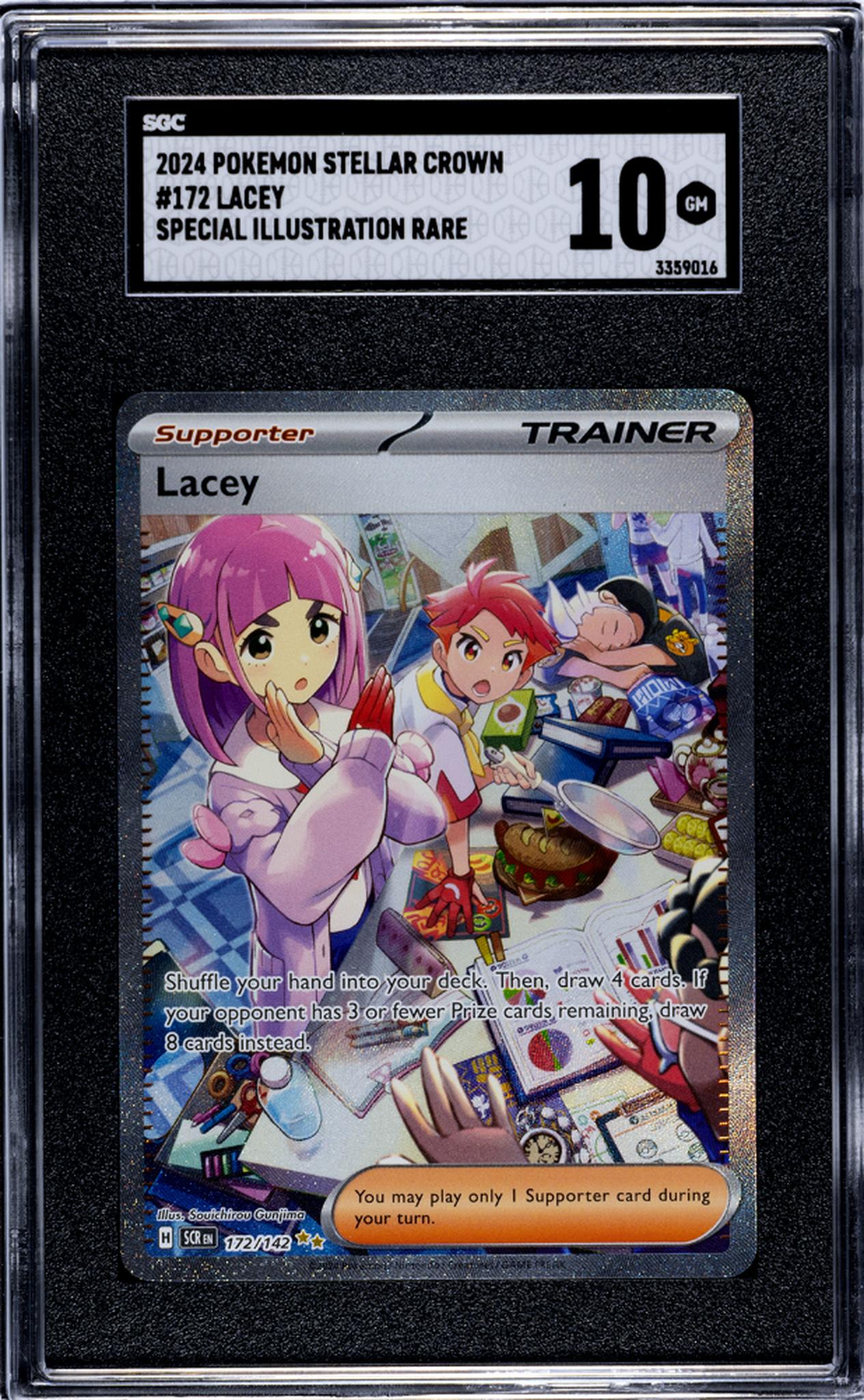 2024 Stellar Crown #172/142 Lacey Special Illustration Rare SGC 10