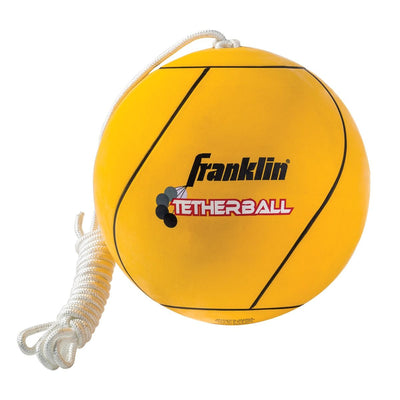 Franklin Sports Official Yellow Rubber Tetherball With Cord