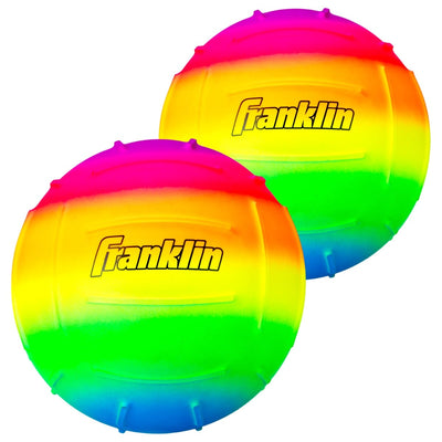 Franklin Sports Vibe 2.0 Playground Ball with Grip - Rainbow - 8.5 Inch