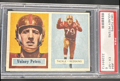 1957 Topps Volney Peters #84 PSA 6