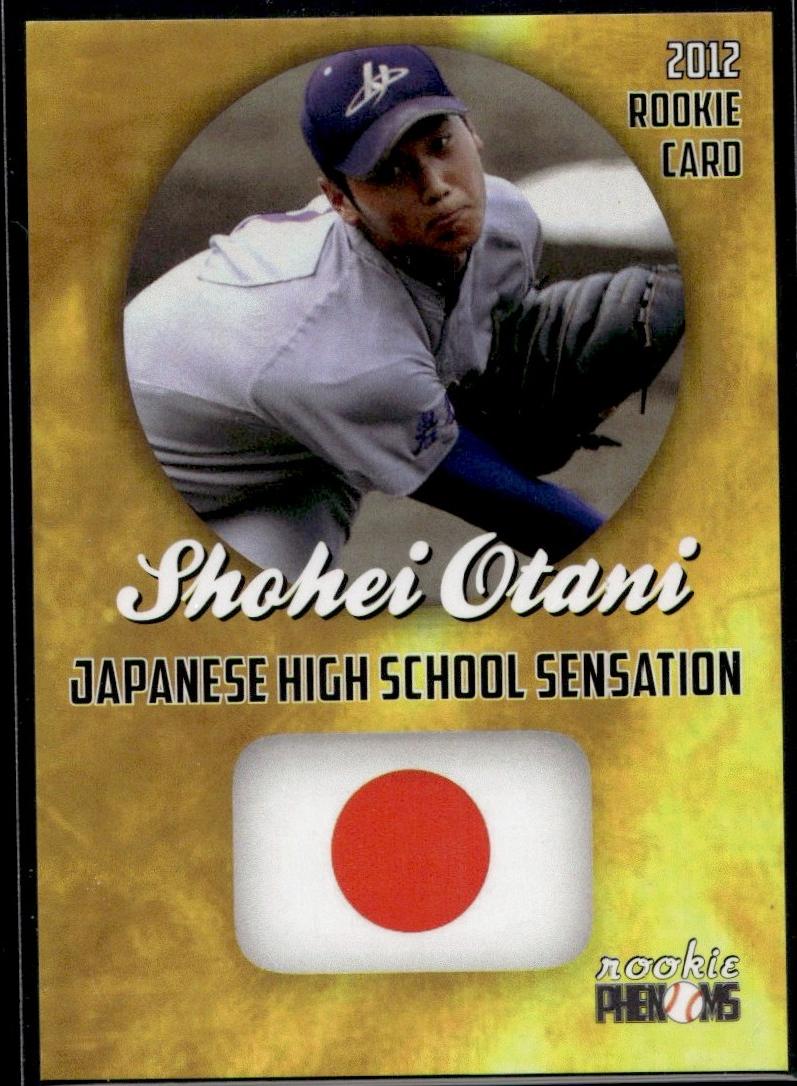 2012 Rookie Phenom Shohei Otani Japanese High School Sensation