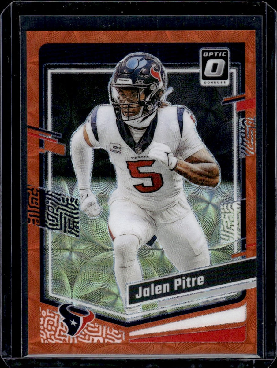 2023 Panini Donruss Optic #73 Jalen Pitre Prizm /79 Houston Texans