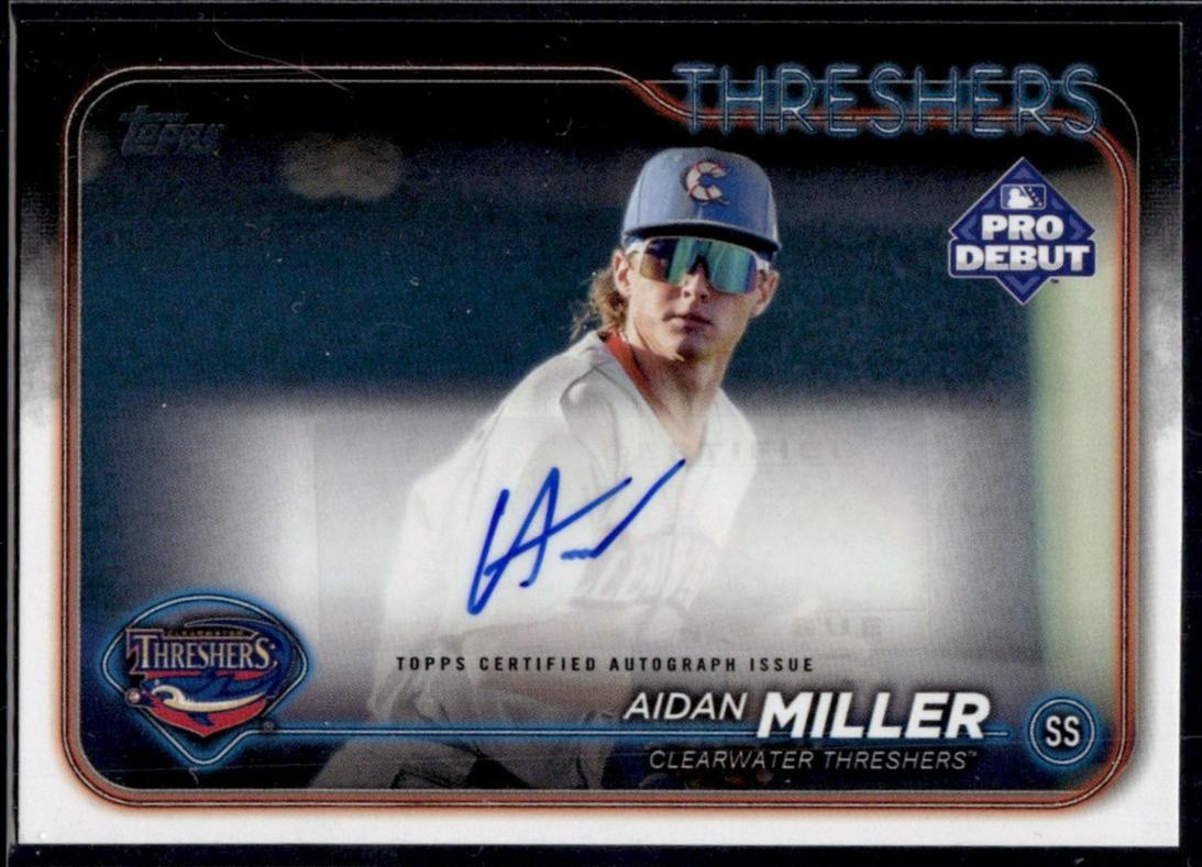 2024 Topps Pro Debut Aidan Miller Rookie Auto #PD-31 