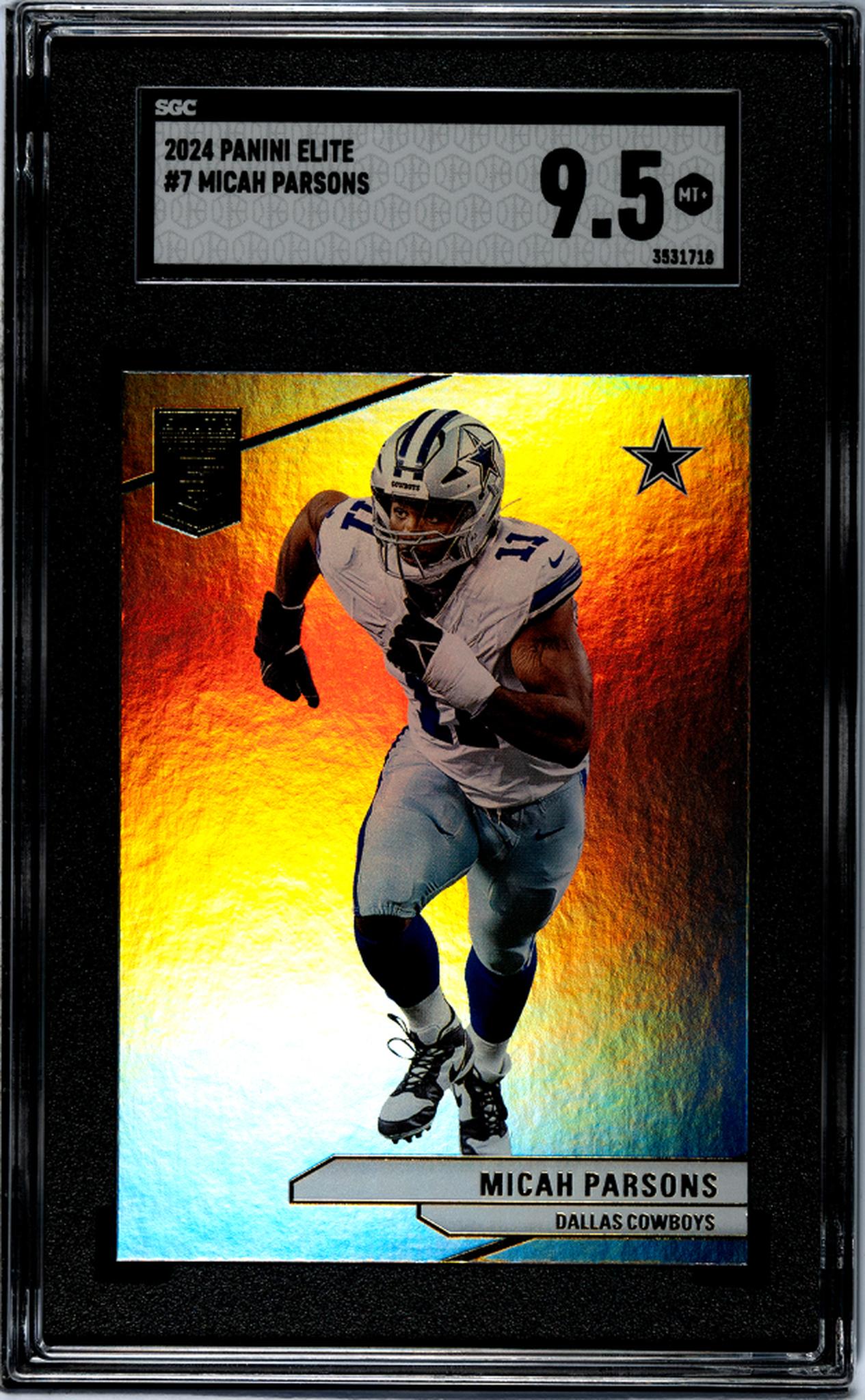 2024 Panini Elite #7 Micah Parsons SGC 9.5