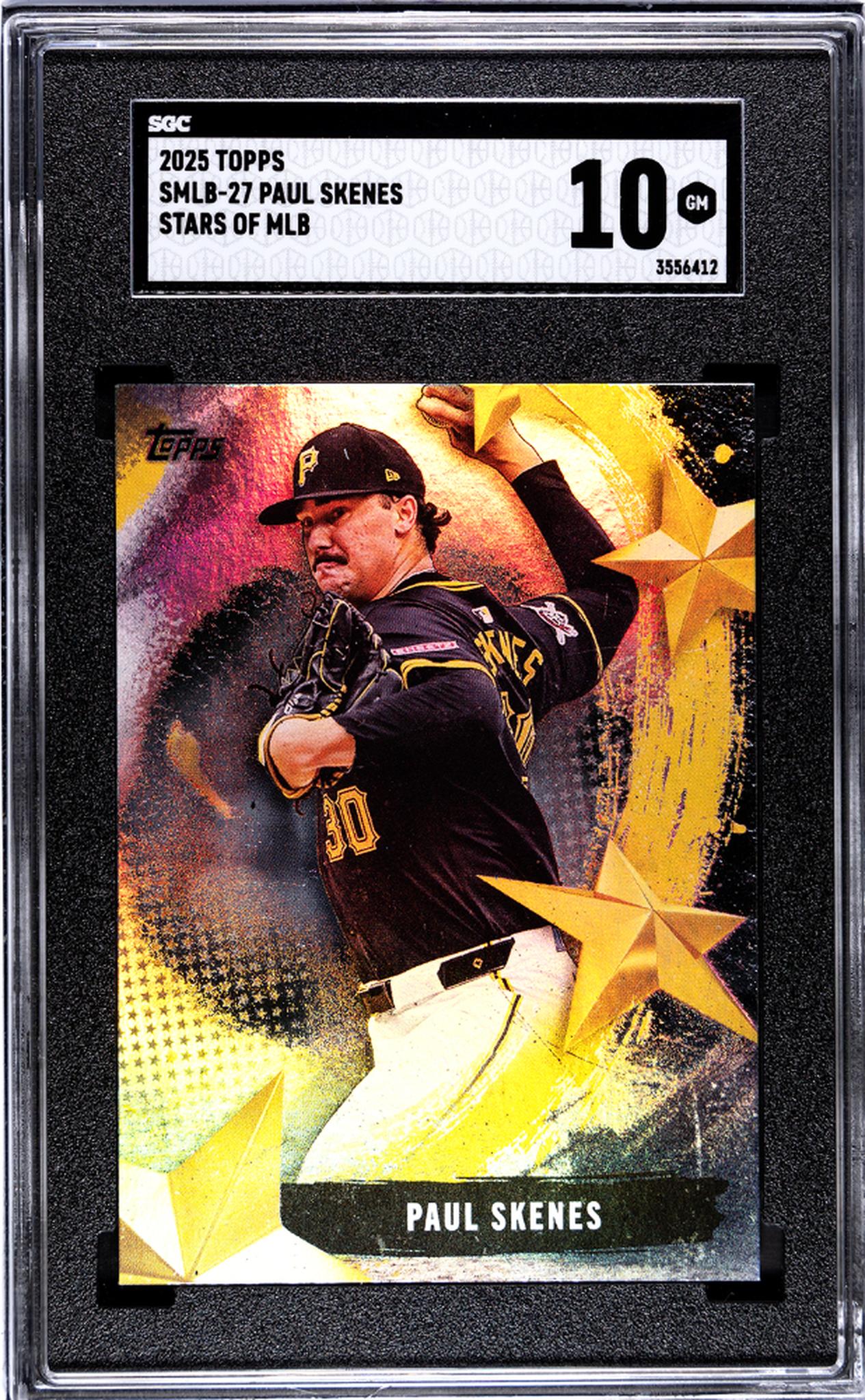 2025 Topps Baseball Stars of MLB Paul Skenes #SMLB-27 SGC 10
