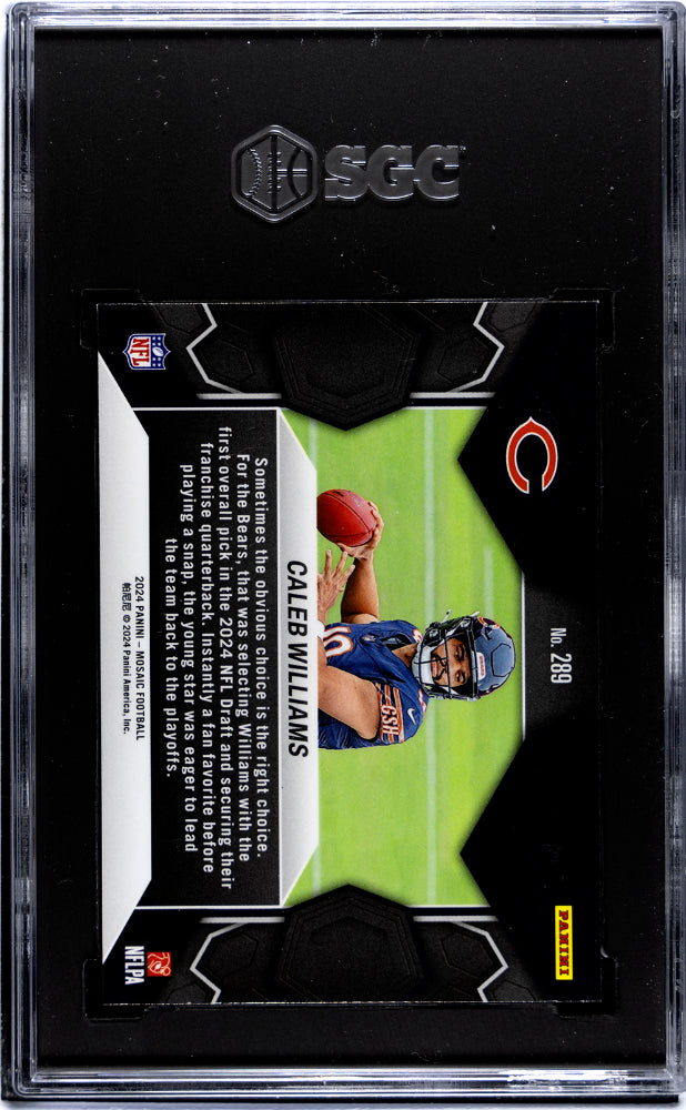 2024 Panini Mosaic #289 Caleb Williams SGC 9.5