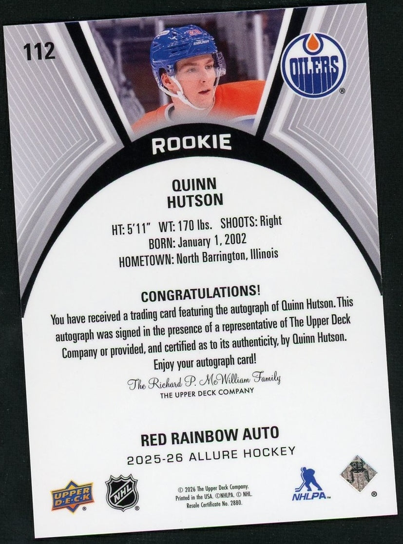 2025 Allure Quinn Hutson Red Rainbow Auto