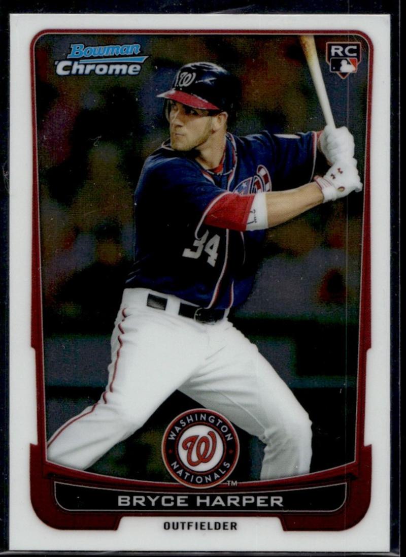 2012 Bowman Chrome Bryce Harper Rookie