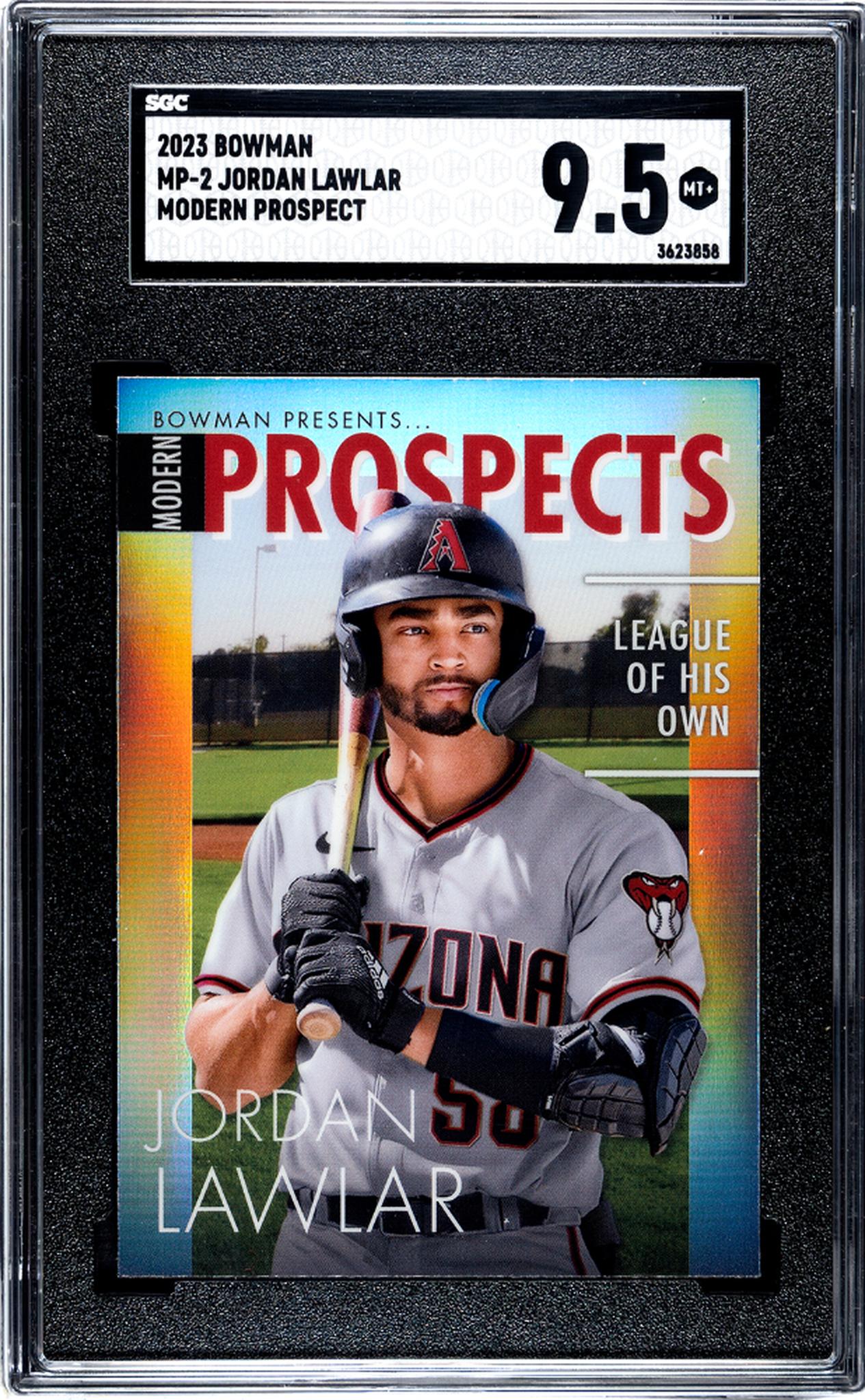 2023 Bowman #MP-2 Jordan Lawlar Modern Prospect SGC 9.5