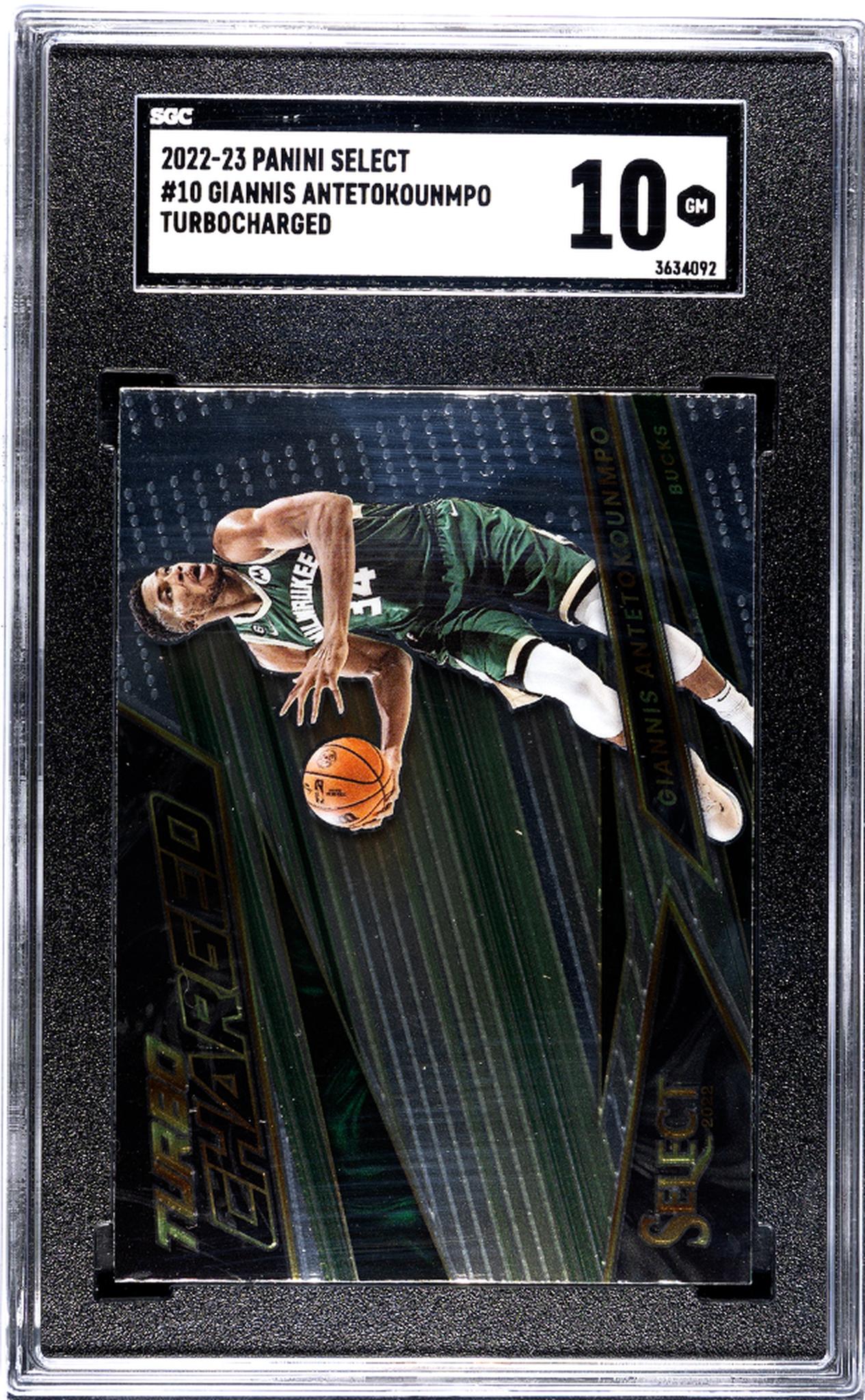 2022-23 Panini Select #10 Giannis Antetokounmpo Turbocharged SGC 10
