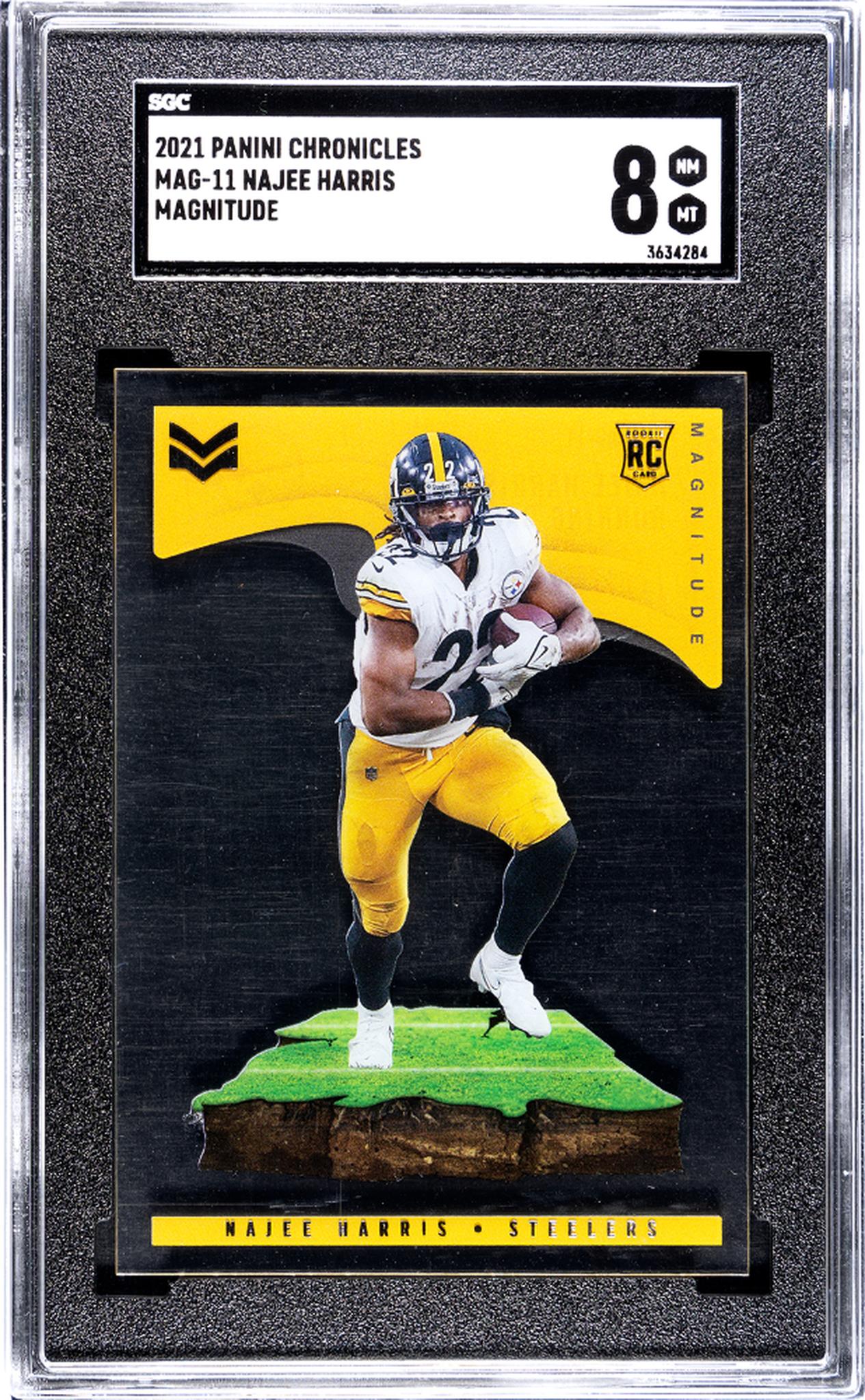 2021 Panini Chronicles Magnitude Najee Harris #MAG-11 RC SGC 8