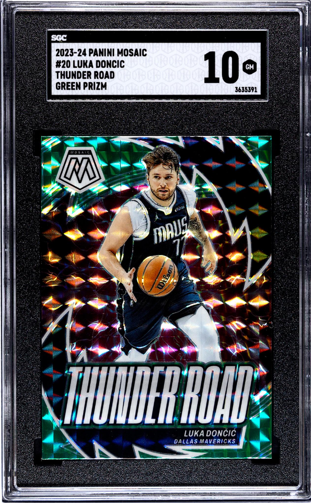 2023 Mosaic #20 Luka Dončić Thunder Road SGC 10