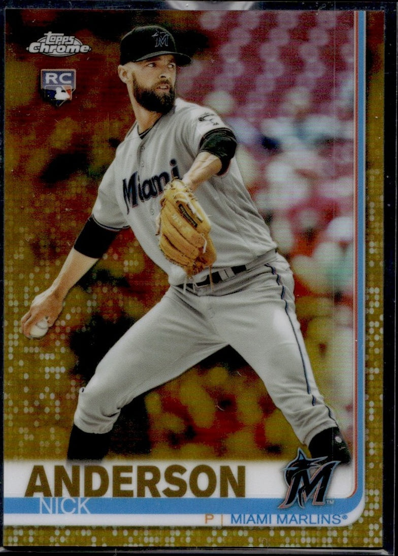 2019 Topps Chrome #20 Nick Anderson Rookie /50 Miami Marlins