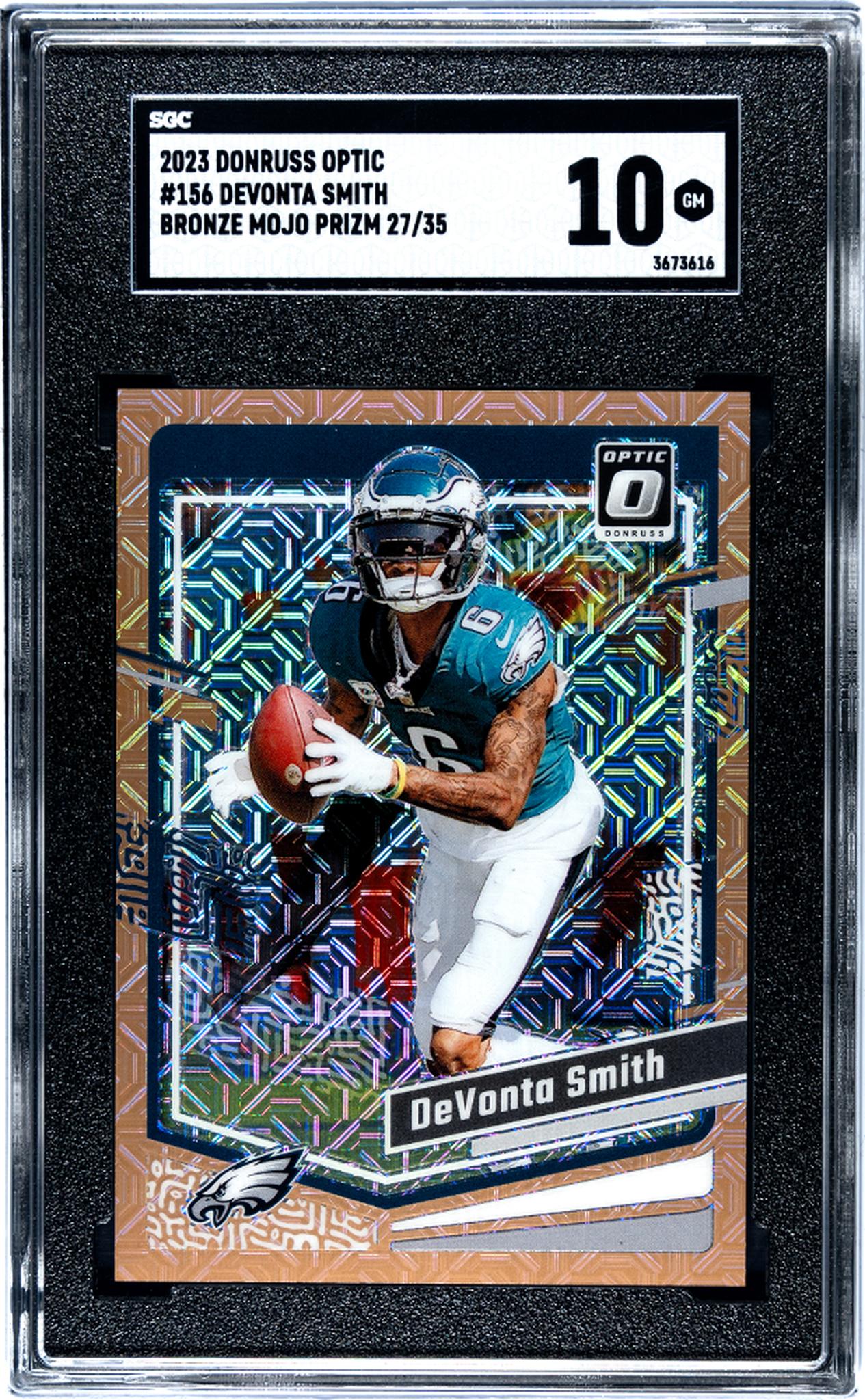 2023 Donruss Optic #156 DeVonta Smith /35 SGC 10