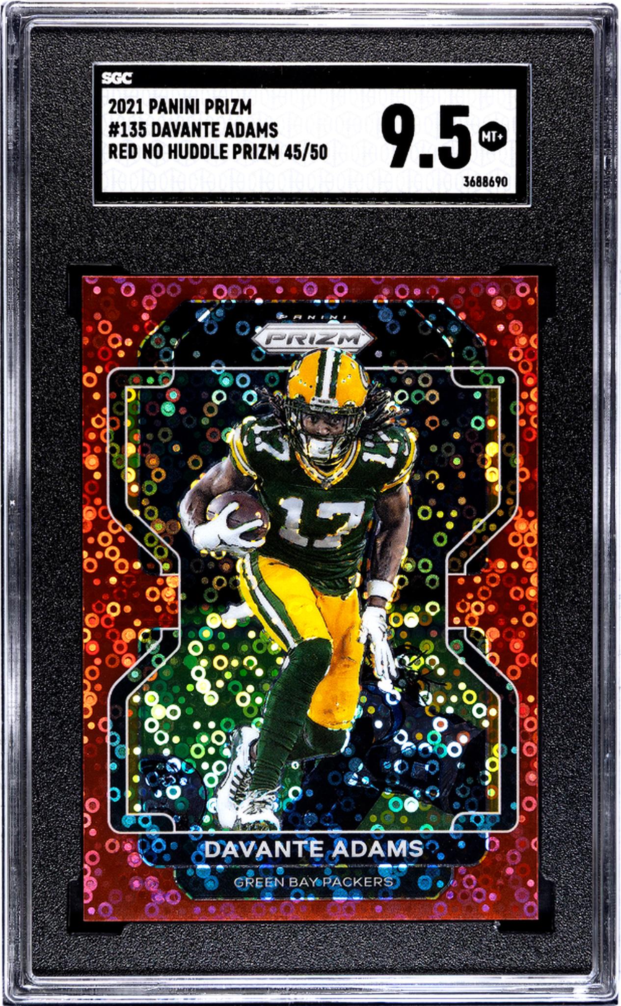 2021 Panini Prizm Davante Adams #135 /50 SGC 9.5