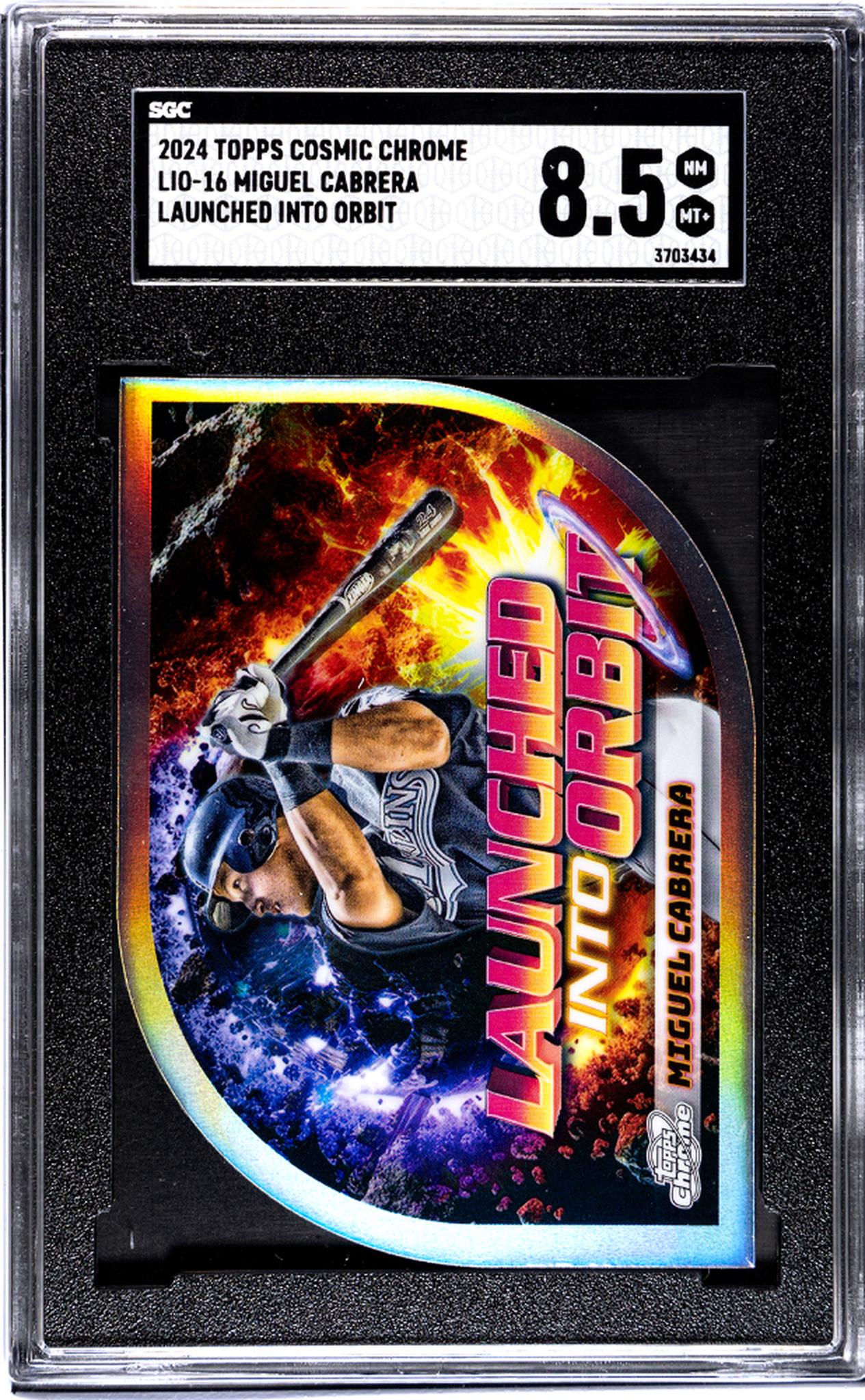 2024 Topps Cosmic Chrome Launched Into Orbit Miguel Cabrera #LIO-16 SGC 8.5