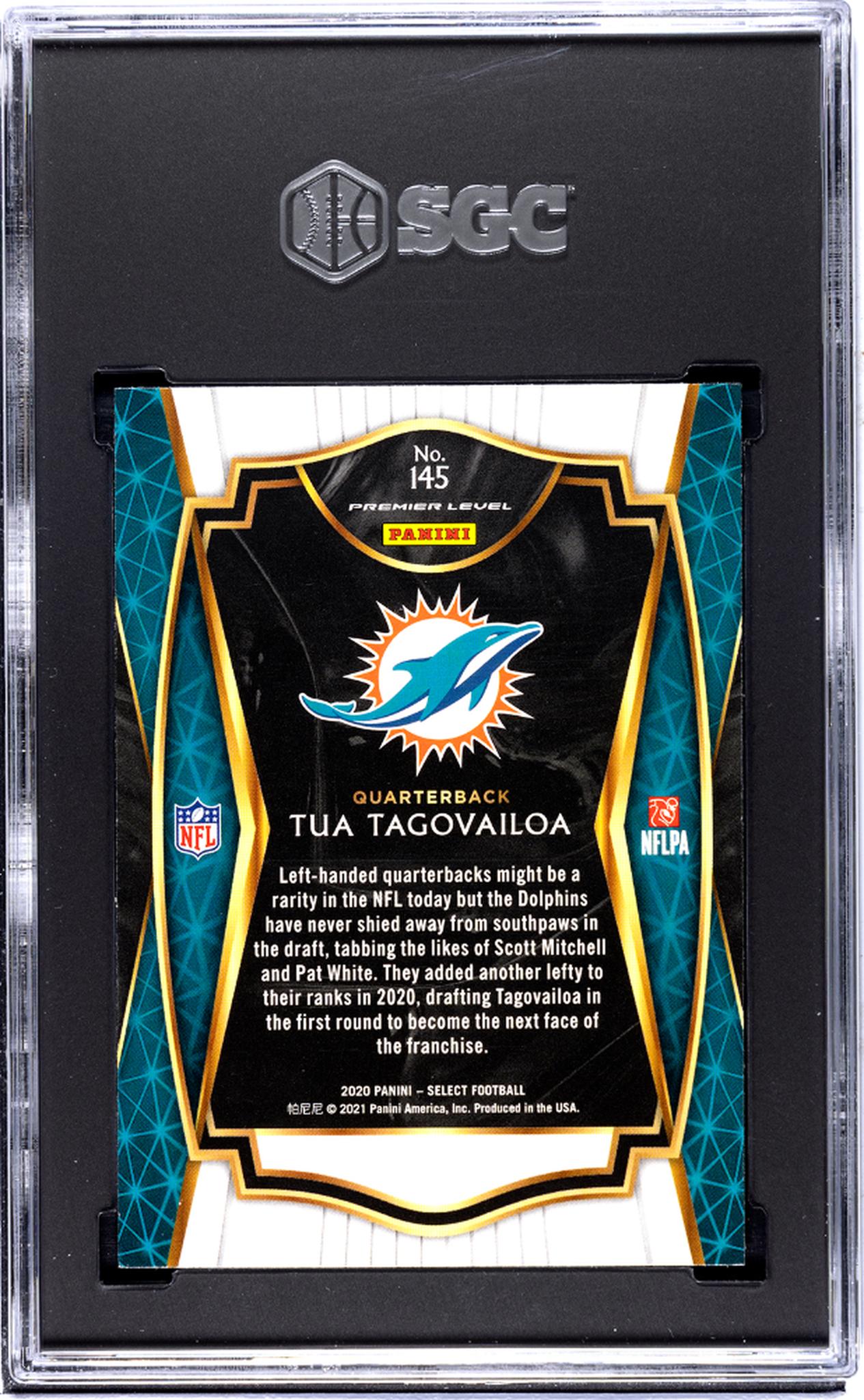 2020 Panini Select #145 Tua Tagovailoa SGC 10