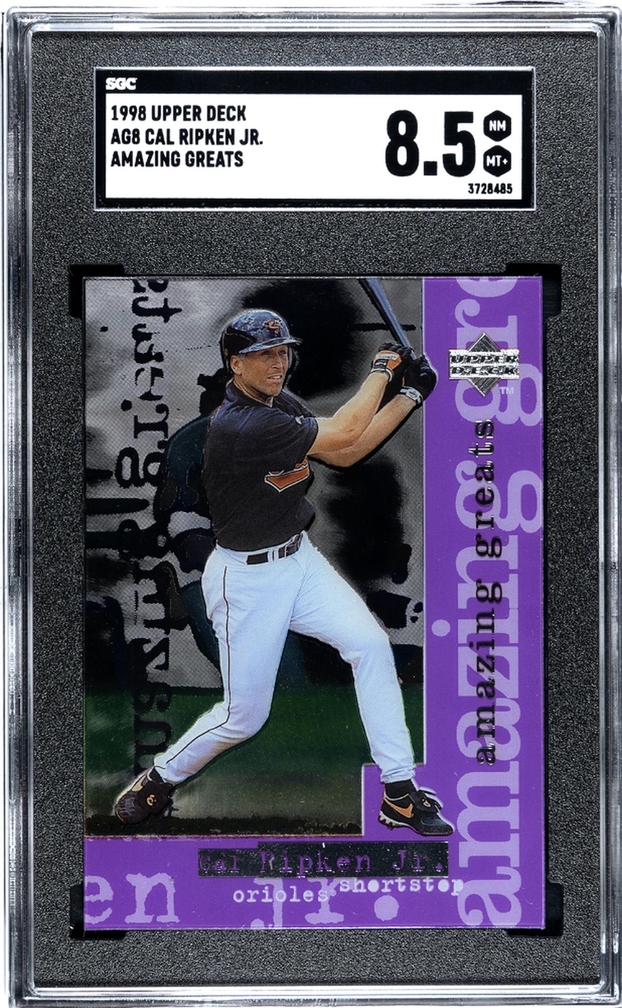 1998 Upper Deck #AG8 Cal Ripken Jr. Amazing Greats /2000 SGC 8.5