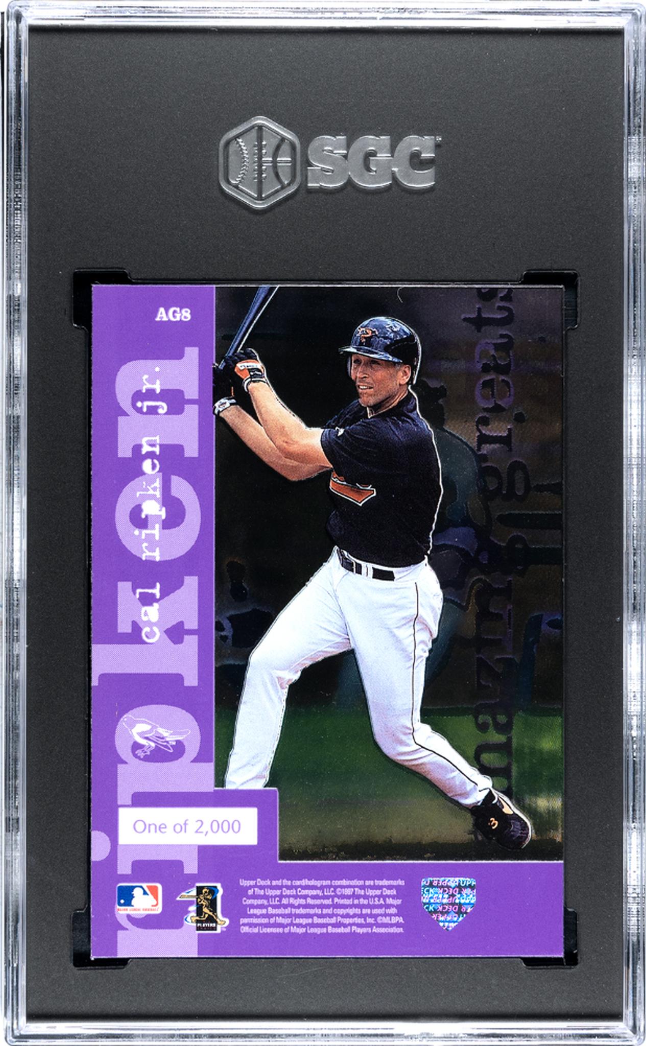 1998 Upper Deck #AG8 Cal Ripken Jr. Amazing Greats /2000 SGC 8.5